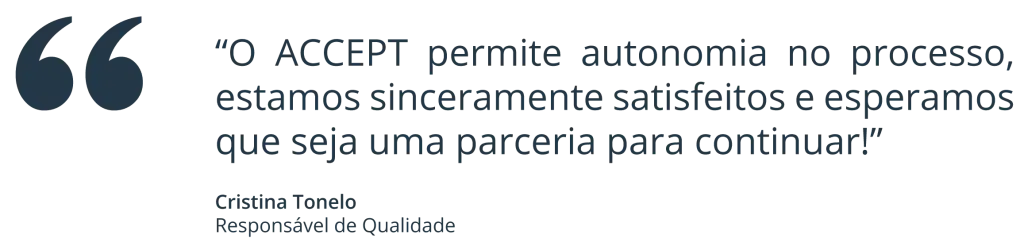 Implementação do ACCEPT gmL no Grupo Areeiro - testemunho Implementação do ACCEPT gmL no Grupo Areeiro - testemunho