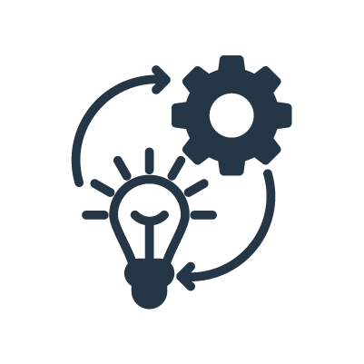 icone representativo de implementação de ideias